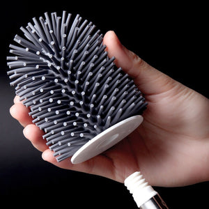 Silicone TPR Toilet Brush Wall-mounted Cleaning Brush For Bathroom Household Cleaning Product Bathroom Accessories