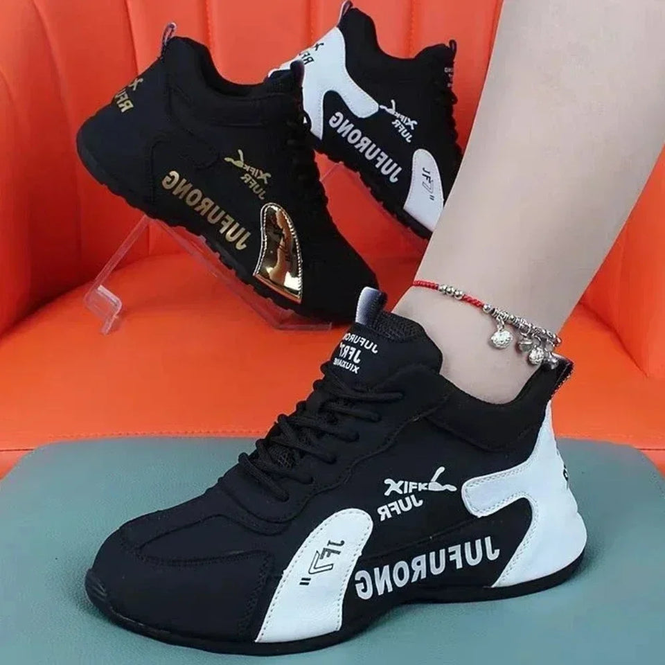 Shoes for Women Summer New Breathable Ladies Lace Up Sports Platform Sneakers Women Walking Designer Shoes Zapatos De Mujer