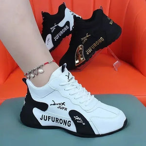 Shoes for Women Summer New Breathable Ladies Lace Up Sports Platform Sneakers Women Walking Designer Shoes Zapatos De Mujer