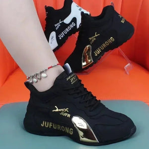 Shoes for Women Summer New Breathable Ladies Lace Up Sports Platform Sneakers Women Walking Designer Shoes Zapatos De Mujer