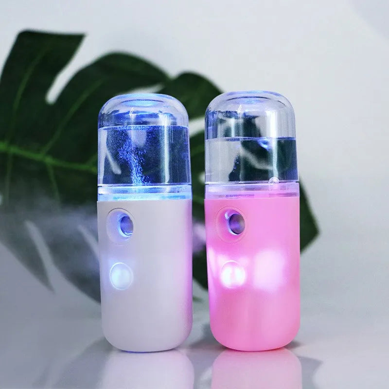 USB Humidifier Rechargeable Nano Mist Sprayer Facial  Nebulizer Steamer Moisturizing Beauty Instruments Face Skin Care Tools